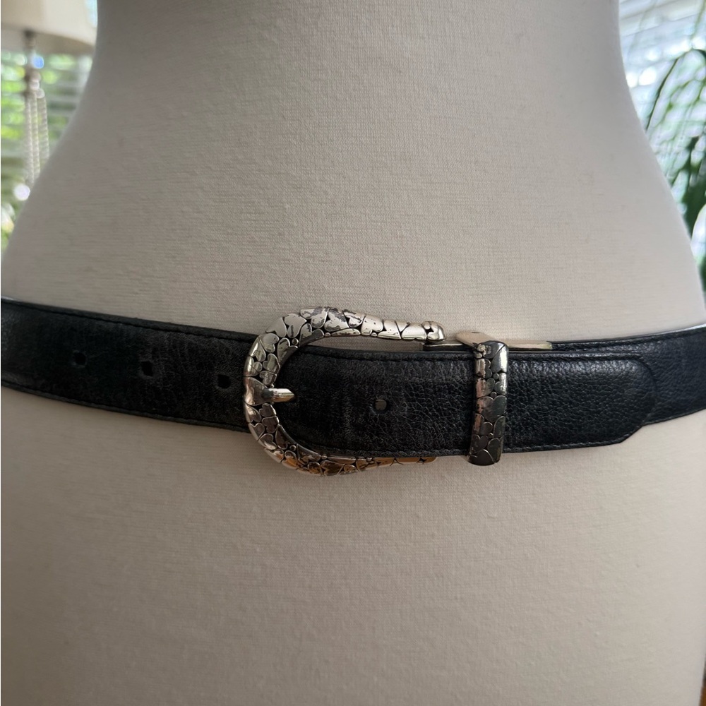Brighton reversible belt with silver buckle